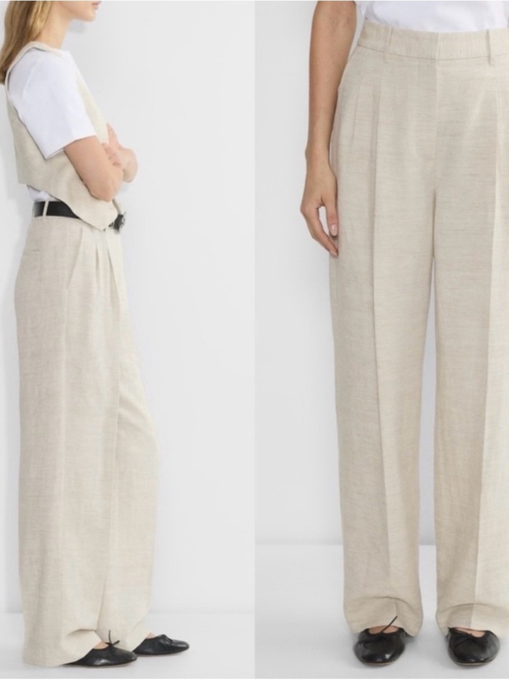 Aritzia Effortless Linen Pant